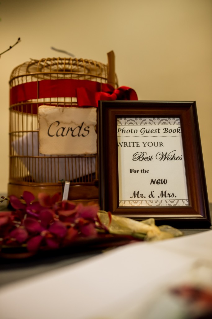 cards and guest book