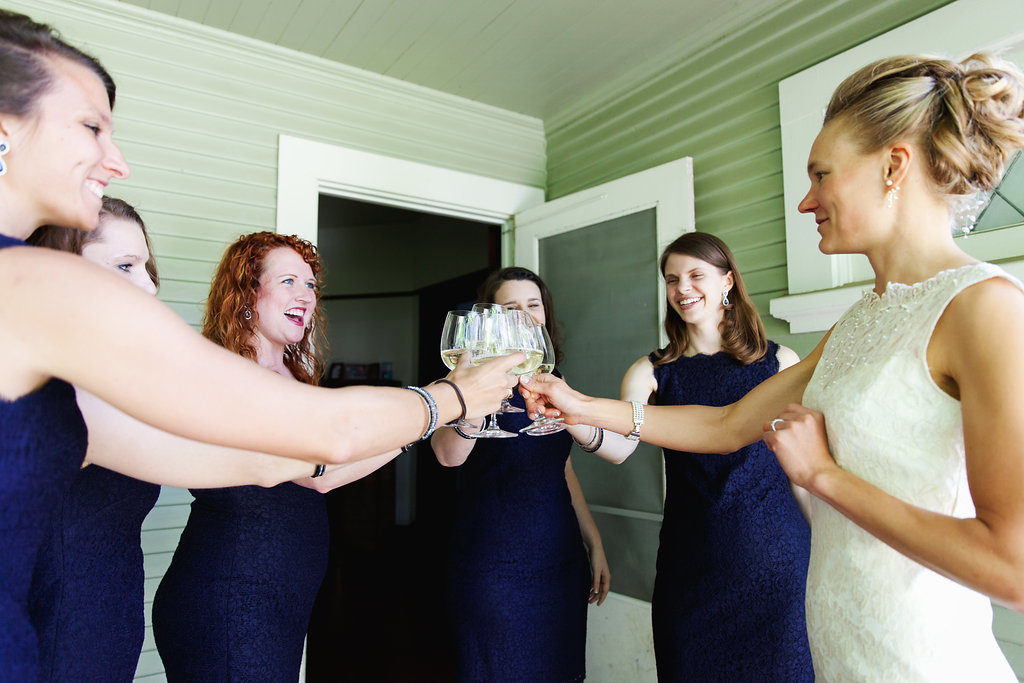 Bridesmaids toast